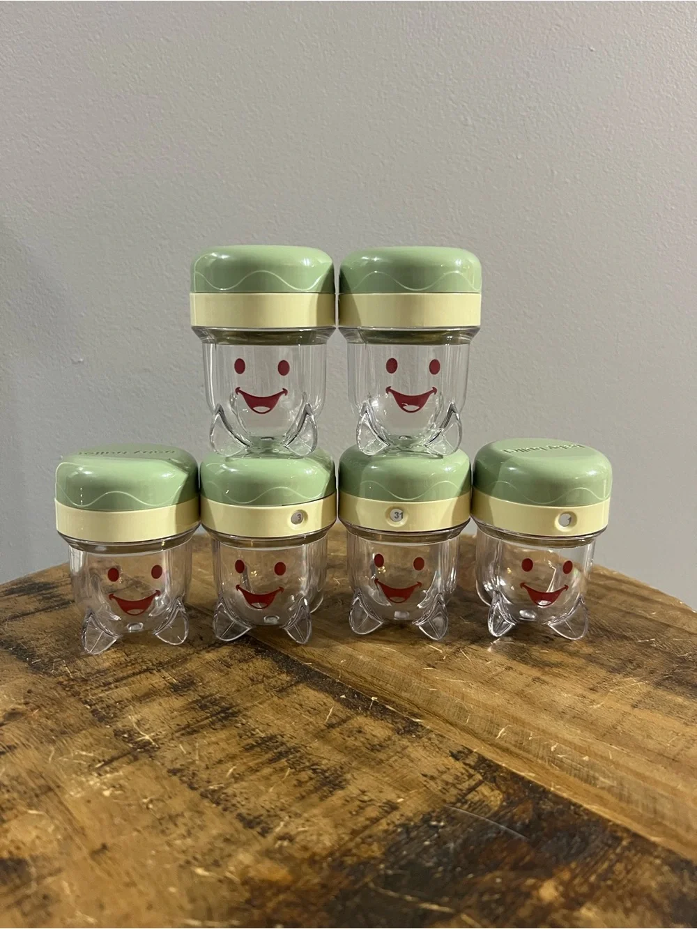 Baby Bullet Food Jar Containers-Lot Of 6